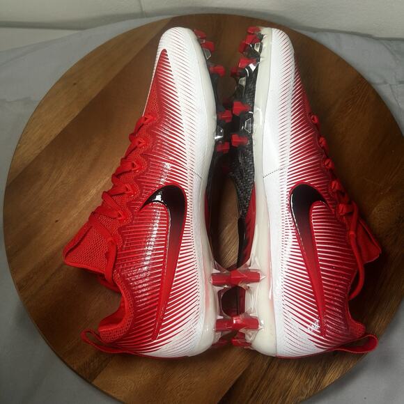 Nike Vapor Untouchable Pro TD Red Football Cleats 833385-601 RARE Men\'s Size 8.5 main image 4